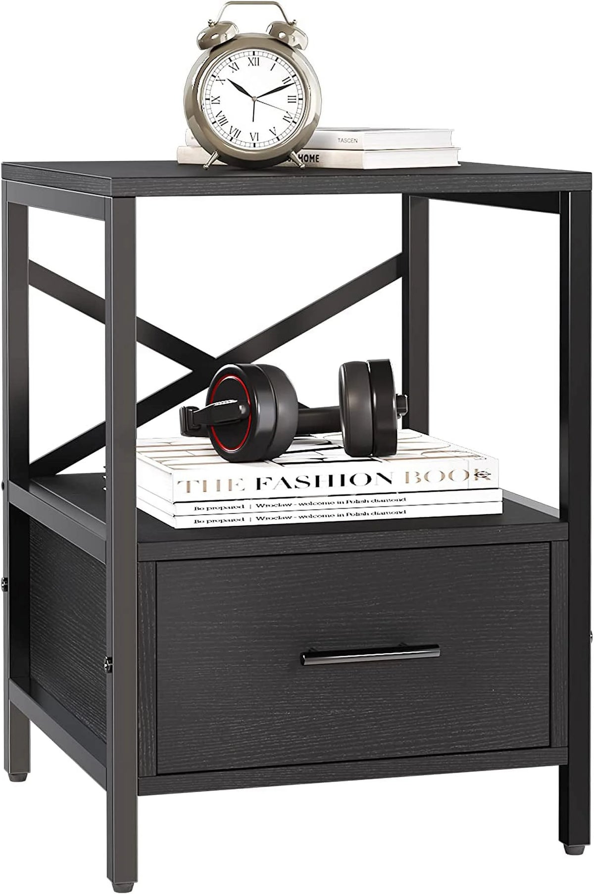 Black End Tables With Drawer G630
