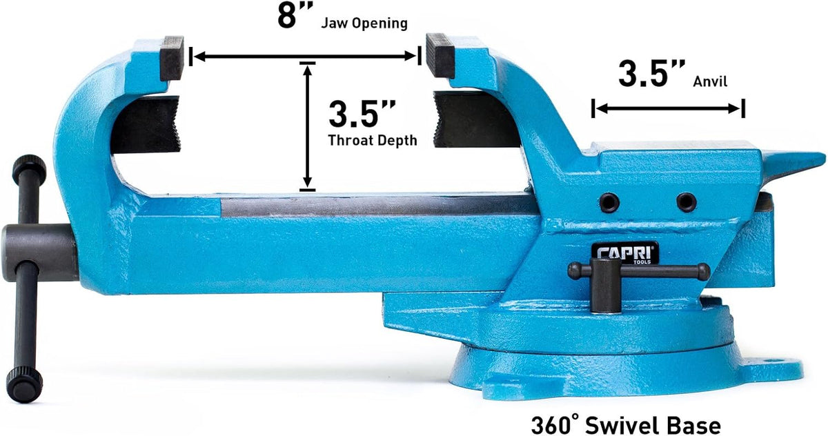 Forged Steel Bench Vise, 4 F828893