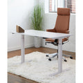 Electric Height Adjustable Standing Desk in White V84133