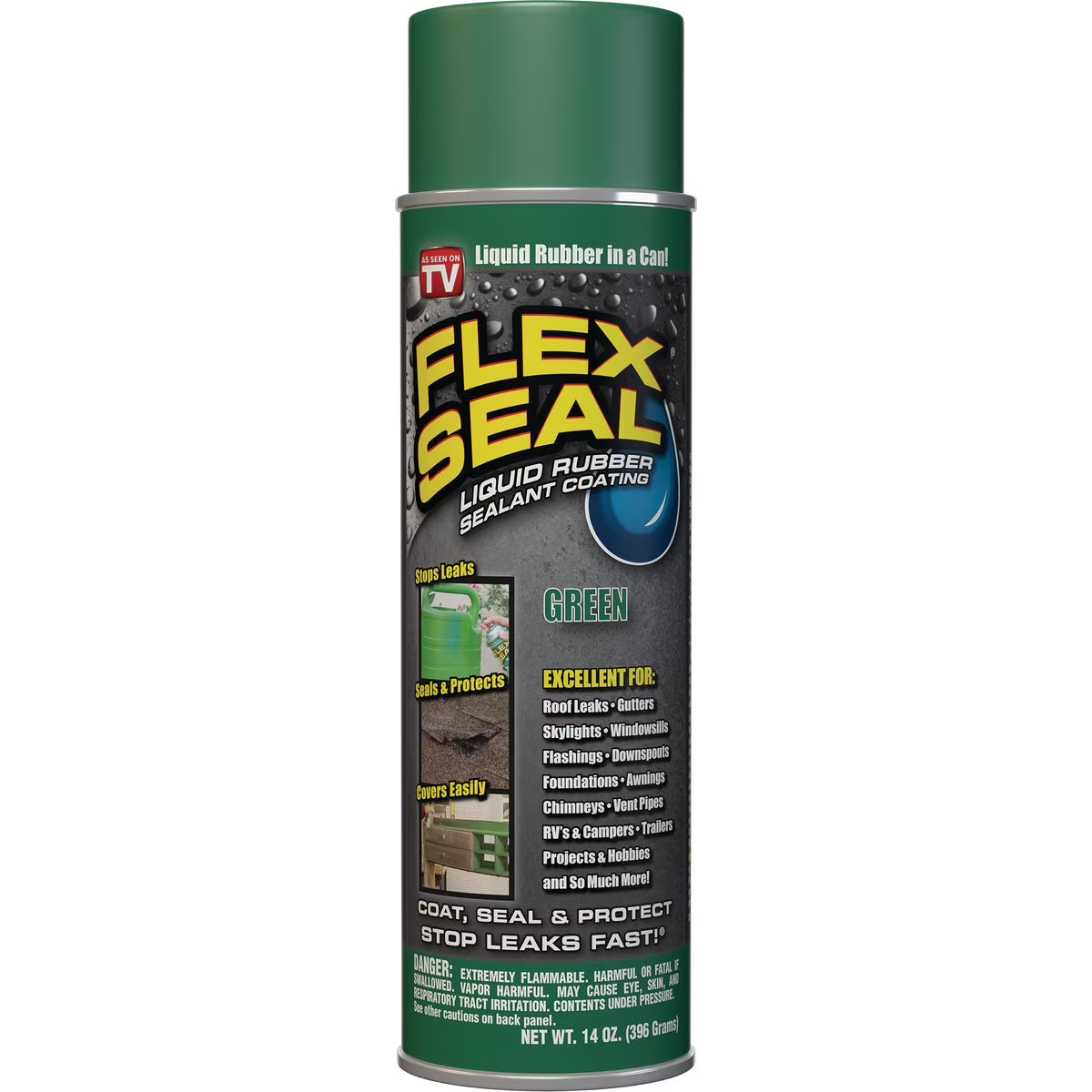 14 oz Green Liquid Rubber Sealant Coating G953