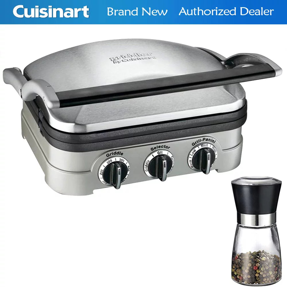Multifunctional Griddle, Grill and Panini Press T5607