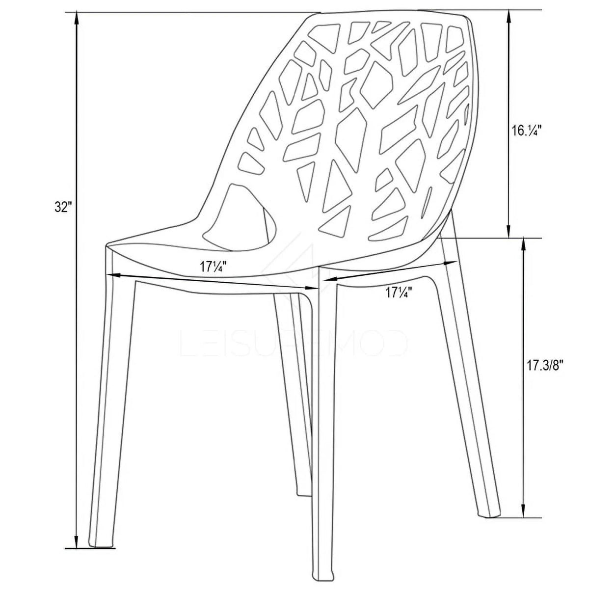 Plastic Dining Side Chair J186829