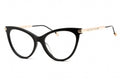 Shiny Black Frame Eyeglasses D225