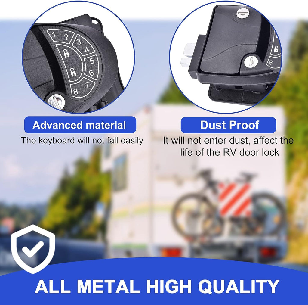 Waterproof Shockproof Metal RV Door Lock with Keypad Z277199