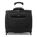 Black 16-Inch Softside Lightweight Rolling Underseat Tote Upright 2 Wheel Bag I729