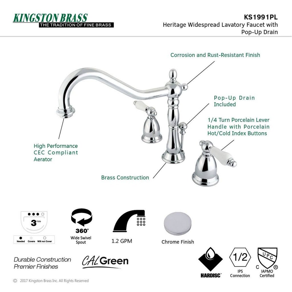 8x22 Widespread Bathroom Faucet Oil Rubbed Bronze J679964