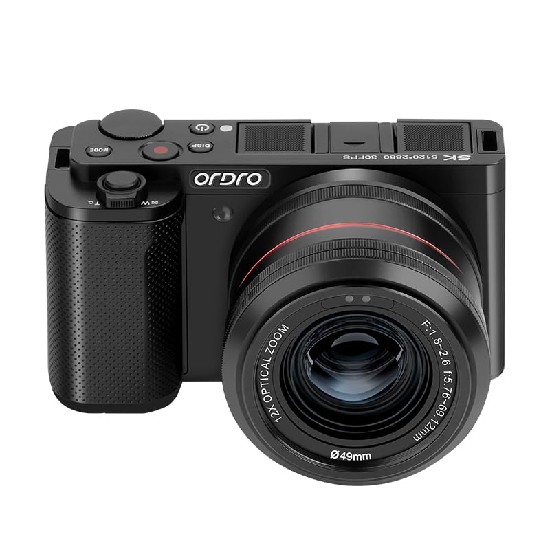 5K Digital Camera 64MP Autofocus 12X Optical Zoom Compact Camera N76119