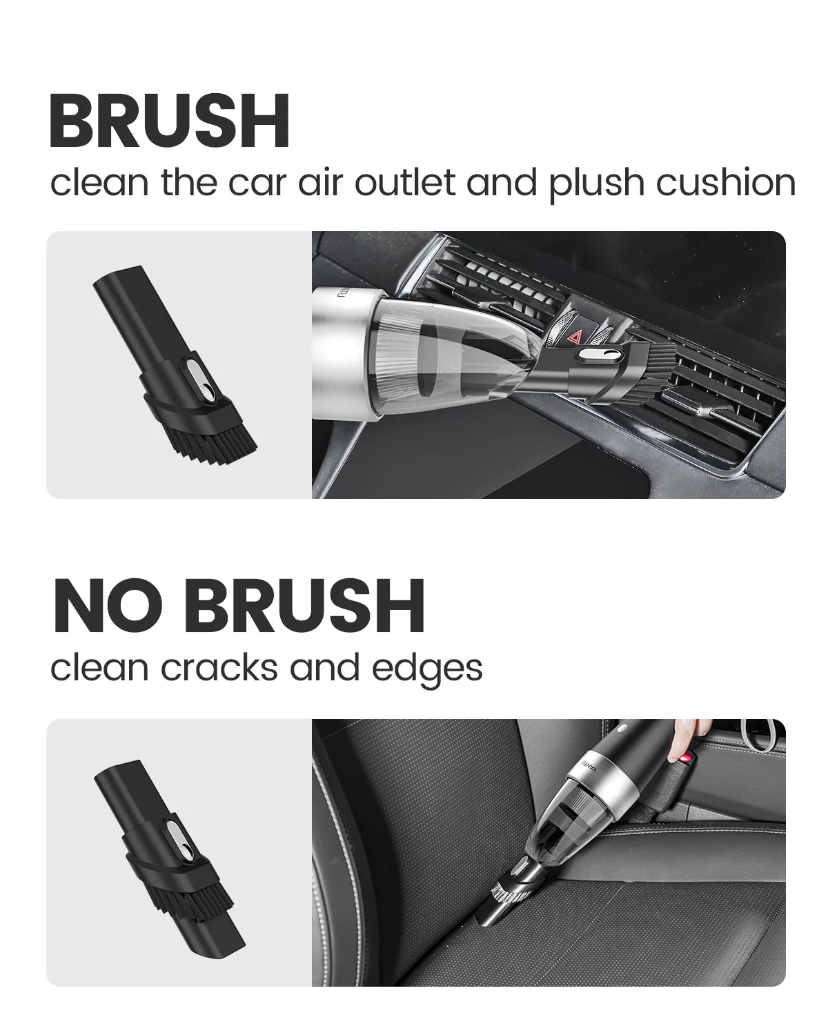 Car Vacuum Cleaner 6000PA 12V Handheld Wet/Dry C207