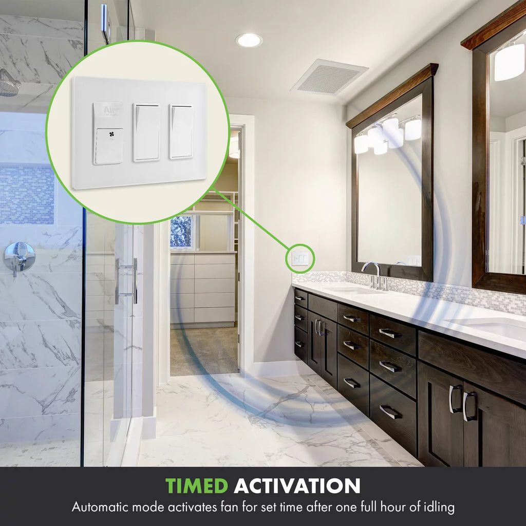 Circulator Switch, Auto Hourly Timer, Countdown Time Delay, LED Indicator, 120VAC C653