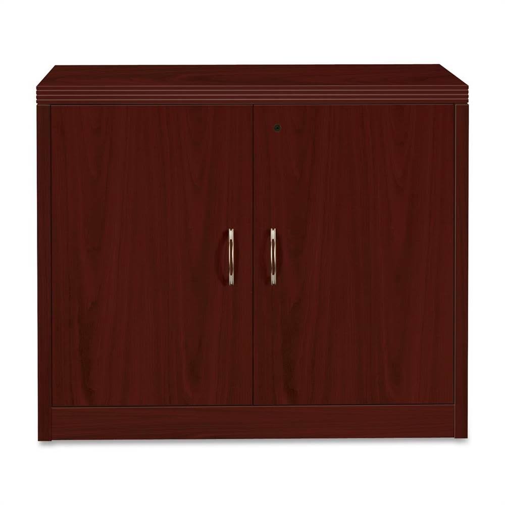 Mahogany Storage Cabinet with Doors J8934