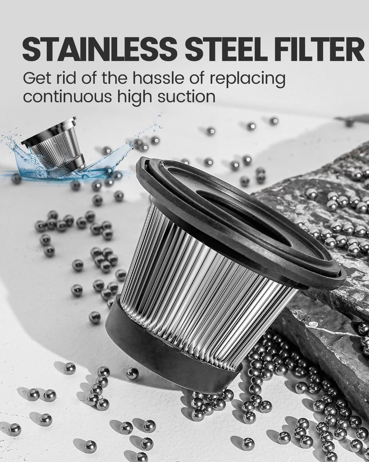 Car Vacuum Cleaner 6000PA 12V Handheld Wet/Dry C207