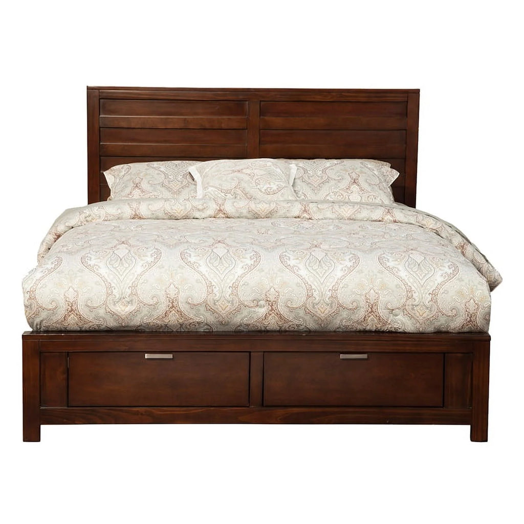 3 Piece Nightstand and California King Storage Bed Set U15115