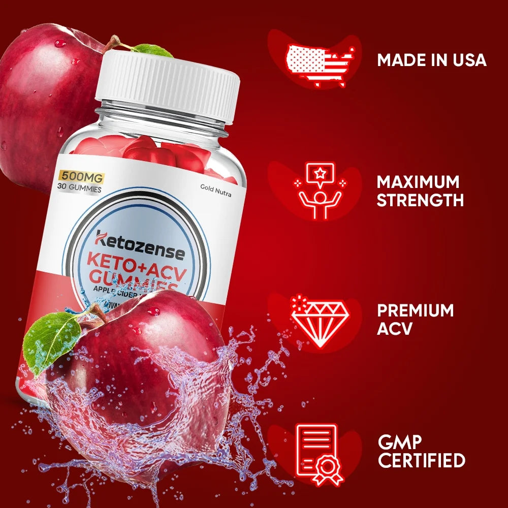 Keto ACV Gummies with Vitamin B12, Pomegranate and Beet Root 5 Pack K57841