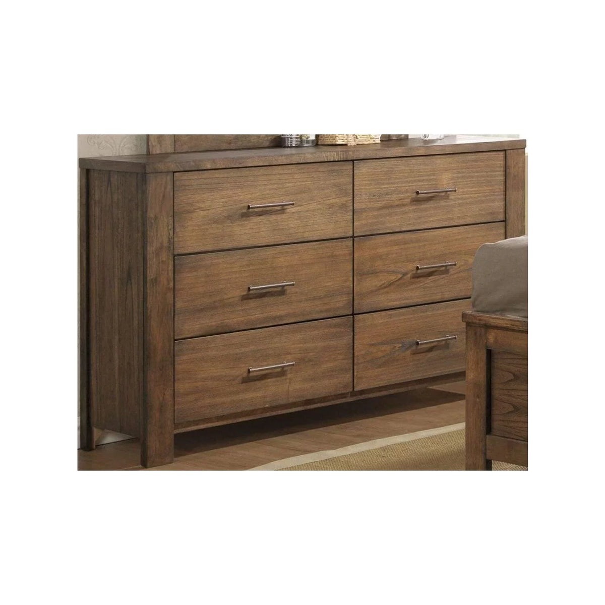 6 Drawer Wood Dresser L326