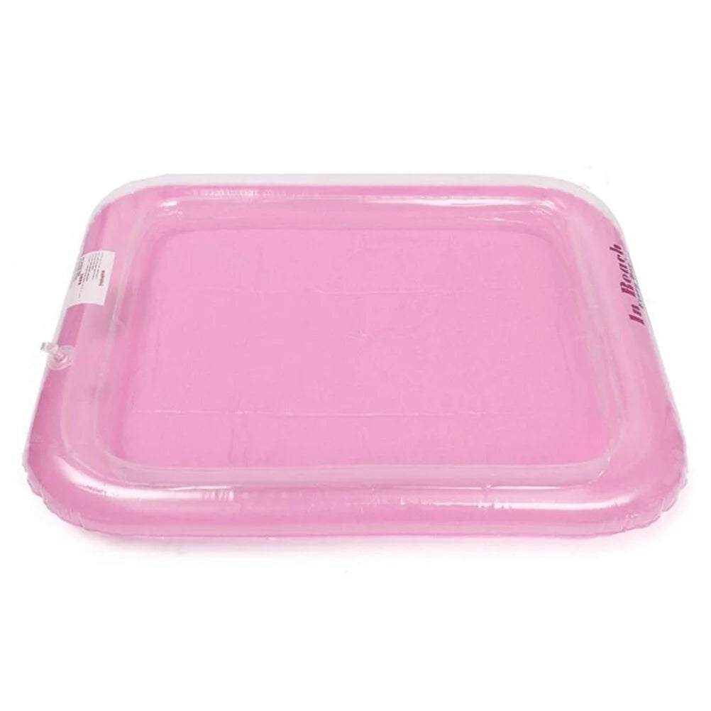 Pink Inflatable Sandbox Play Sand Toy Tray S146