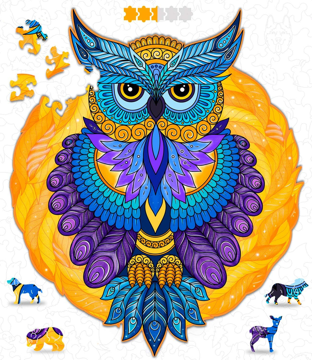 Caracal Wooden Jigsaw Puzzle, 130 pcs, Pack of 2 X8275