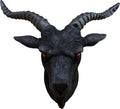 Black Baphomet Goat Head Wall Hanging Decor Q10295