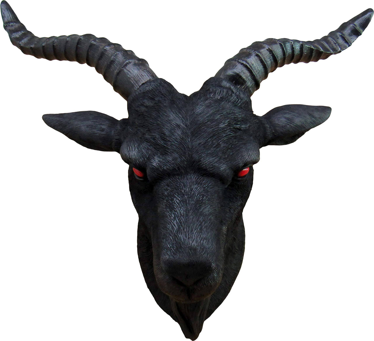 Black Baphomet Goat Head Wall Hanging Decor Q10295