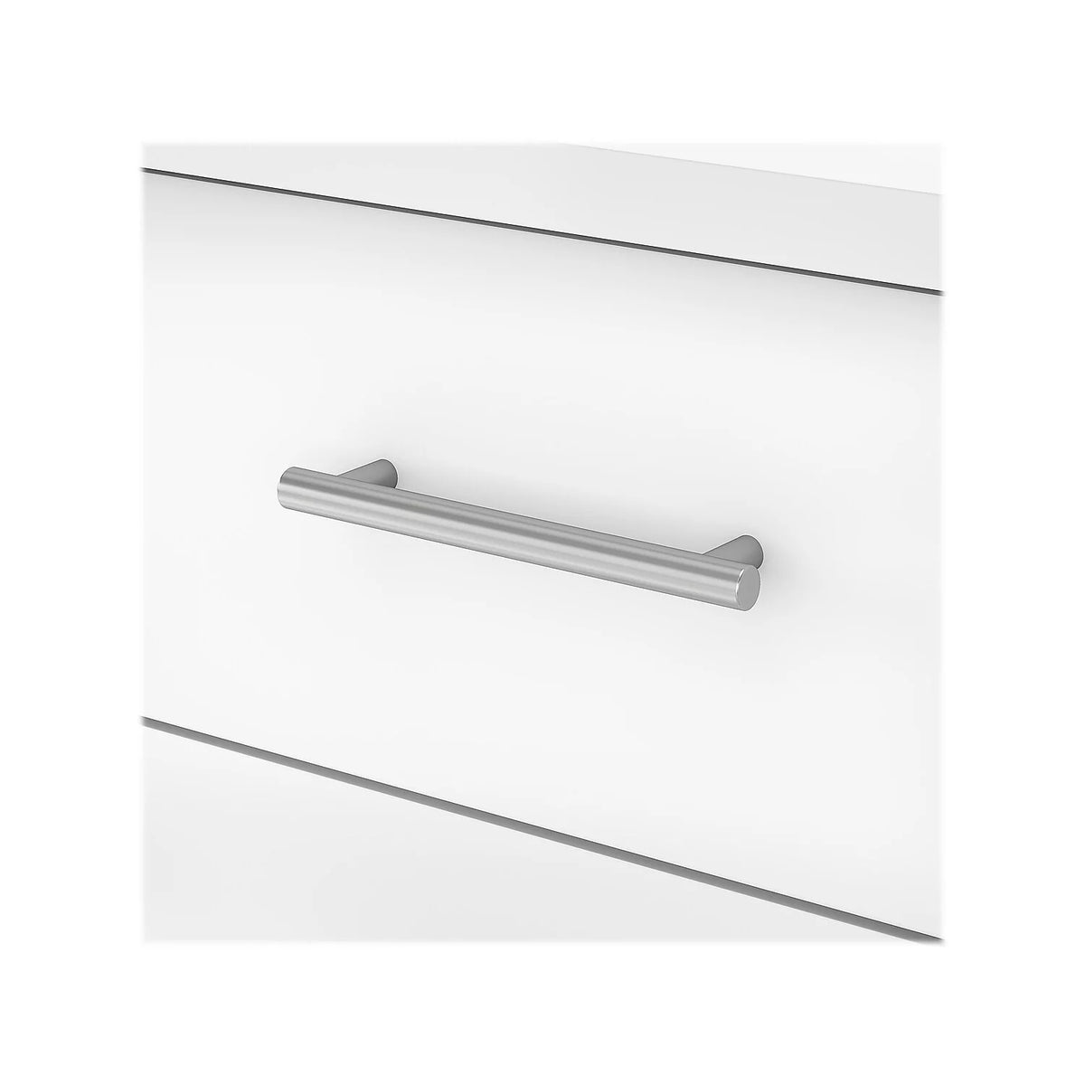 White Office Desk with Drawers and Hutch S924985
