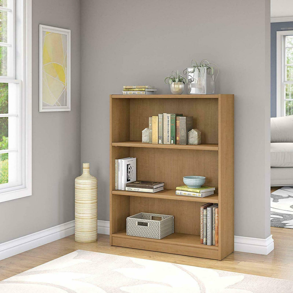 3-Shelf Bookcase in Snow Maple V44891