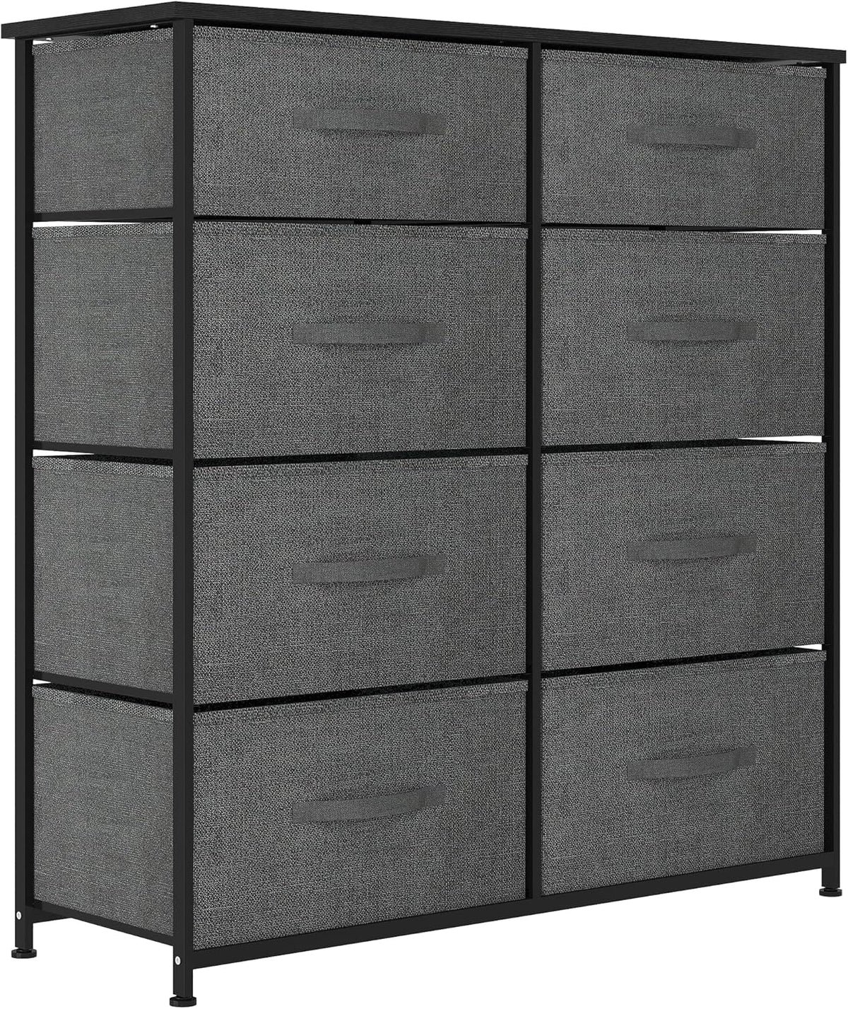 8 Drawer Fabric Dresser with Steel Frame C284846