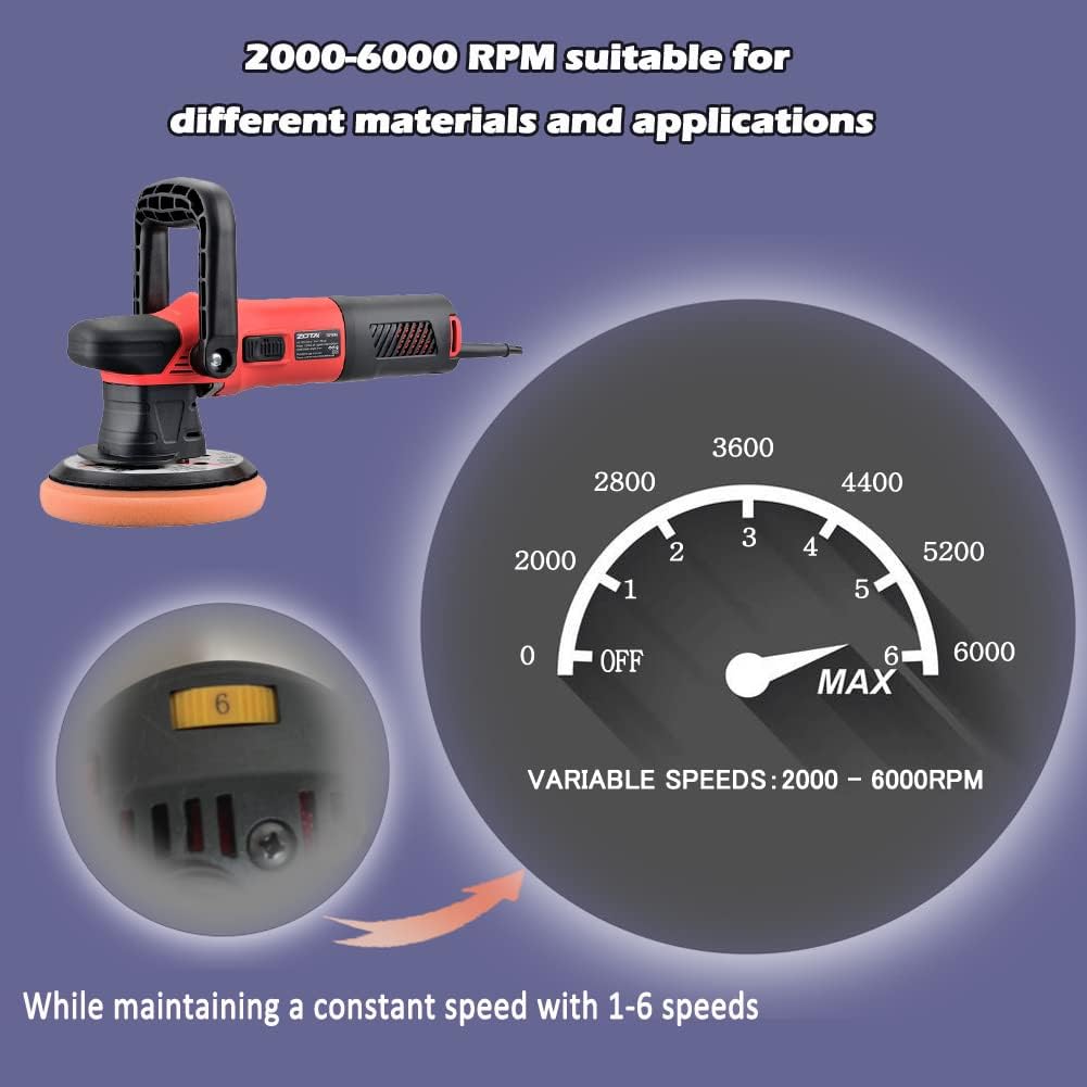6 inch Dual Action Random Orbital Polisher E159631