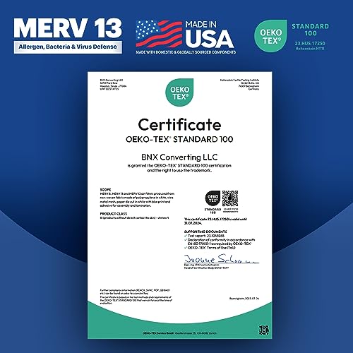16x25x1 MERV 13 Pleated Air Filter 4-Pack T44292