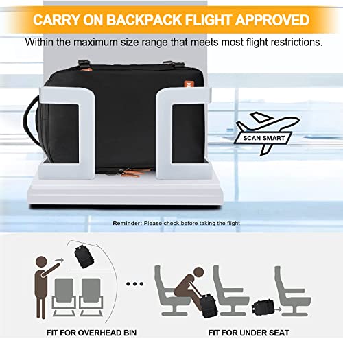 15.6 Inch Waterproof 40L Laptop Backpack (Black) K510790