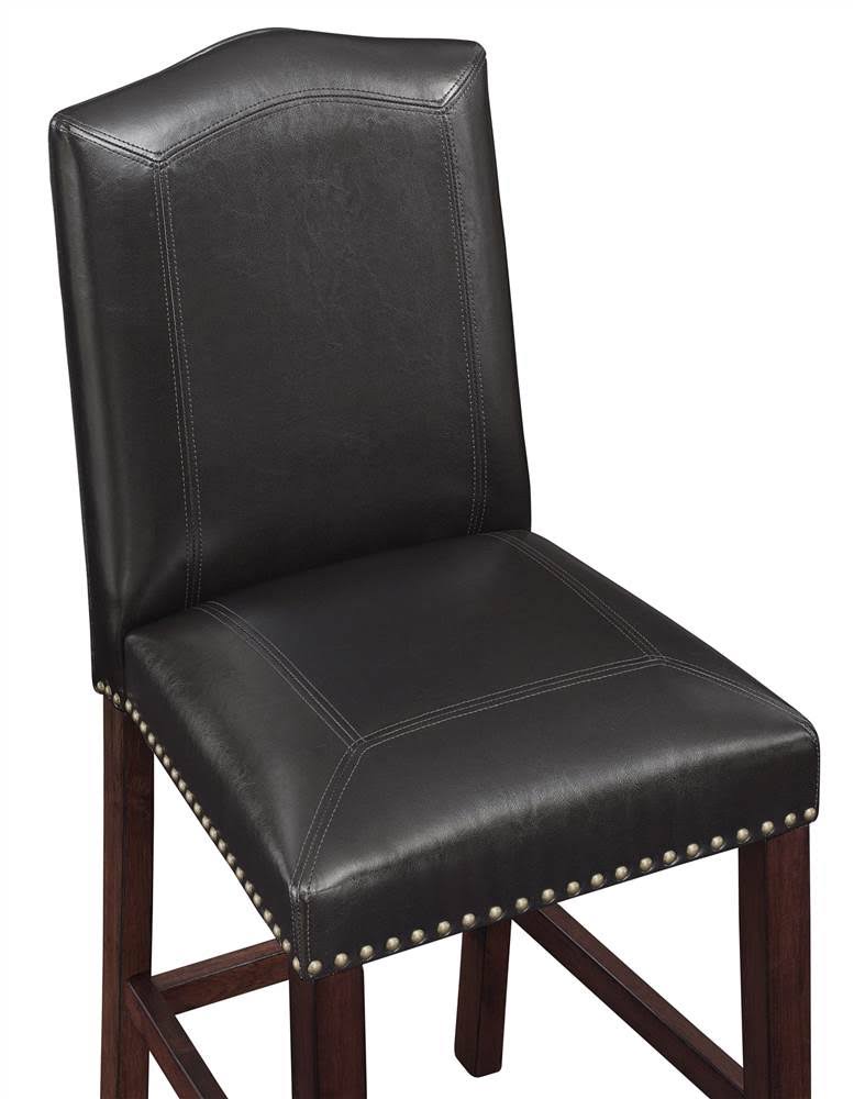 Brown Faux Leather Counter Stool X1990