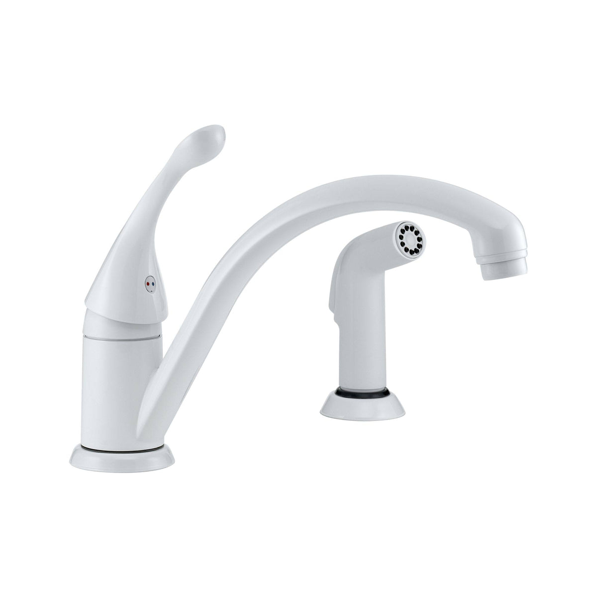 Stainless Steel Single Handle Kitchen Faucet with Spray D690