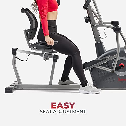 Recumbent Cross Trainer & Elliptical Machine with Arm Exercisers I8161