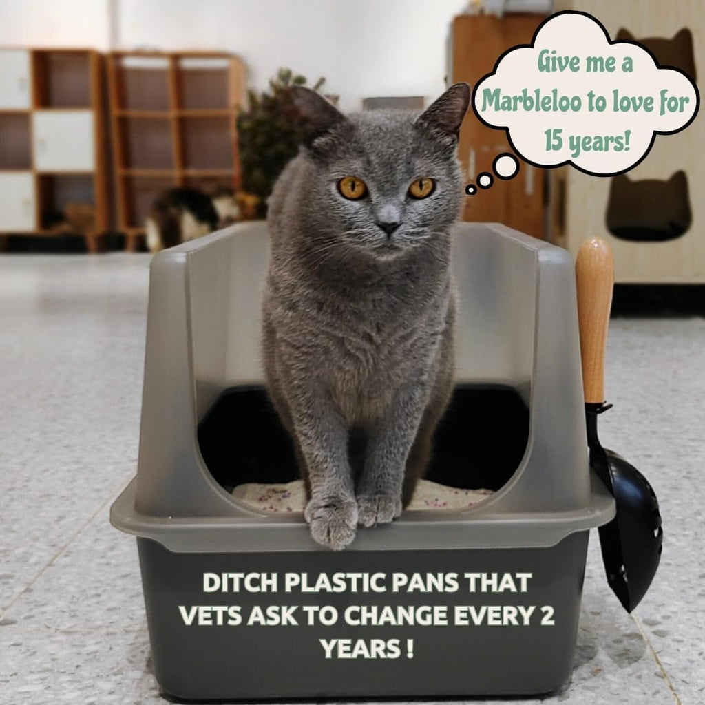 Stainless Steel Extra Large Litter Box with Lid G666239