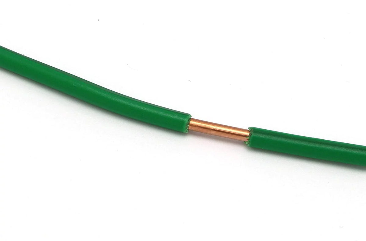 100 Feet Insulated Solid Copper THHN THWN Wire 12 AWG Green Q48560