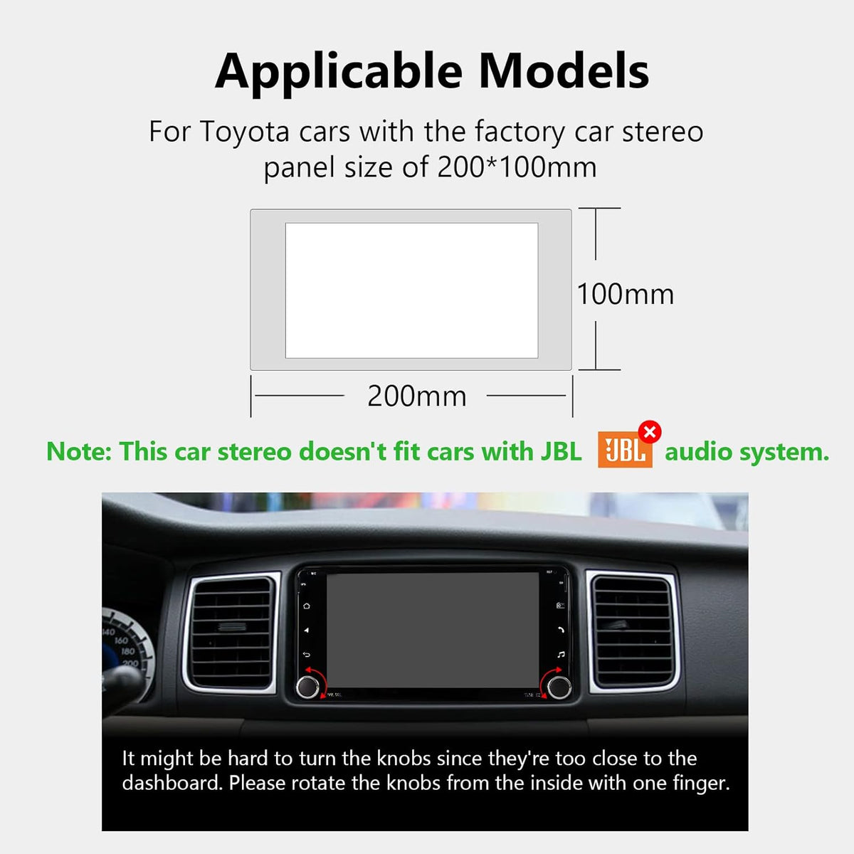 7 Inch Double Din Car Stereo Receiver H284