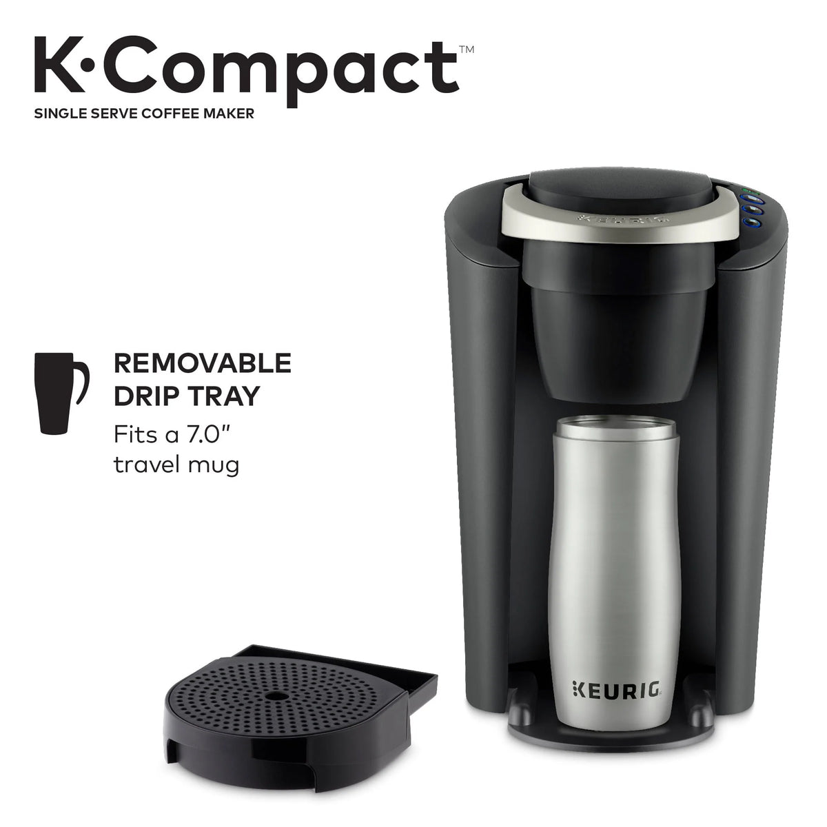 Black Single-Serve K-Cup Pod Coffee Maker X827