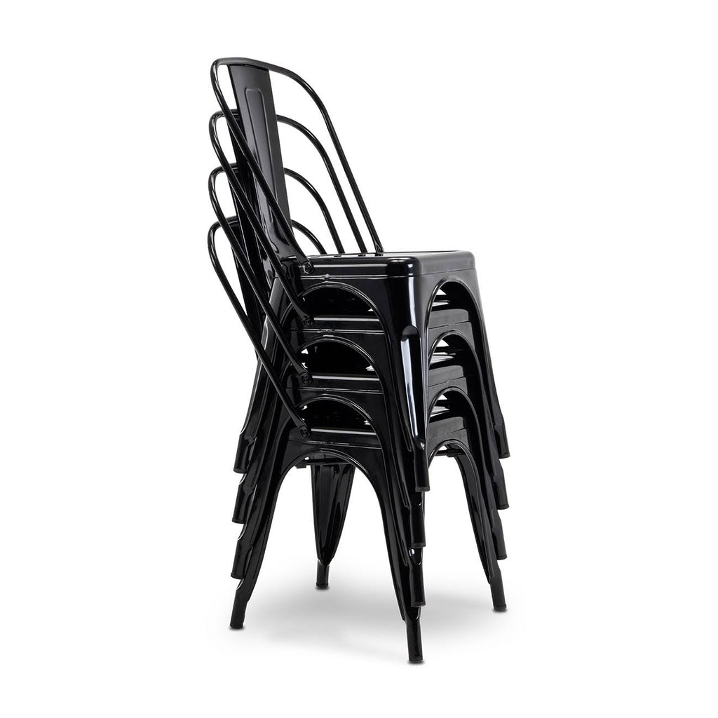 Black Side Chair Set of 4 K64197