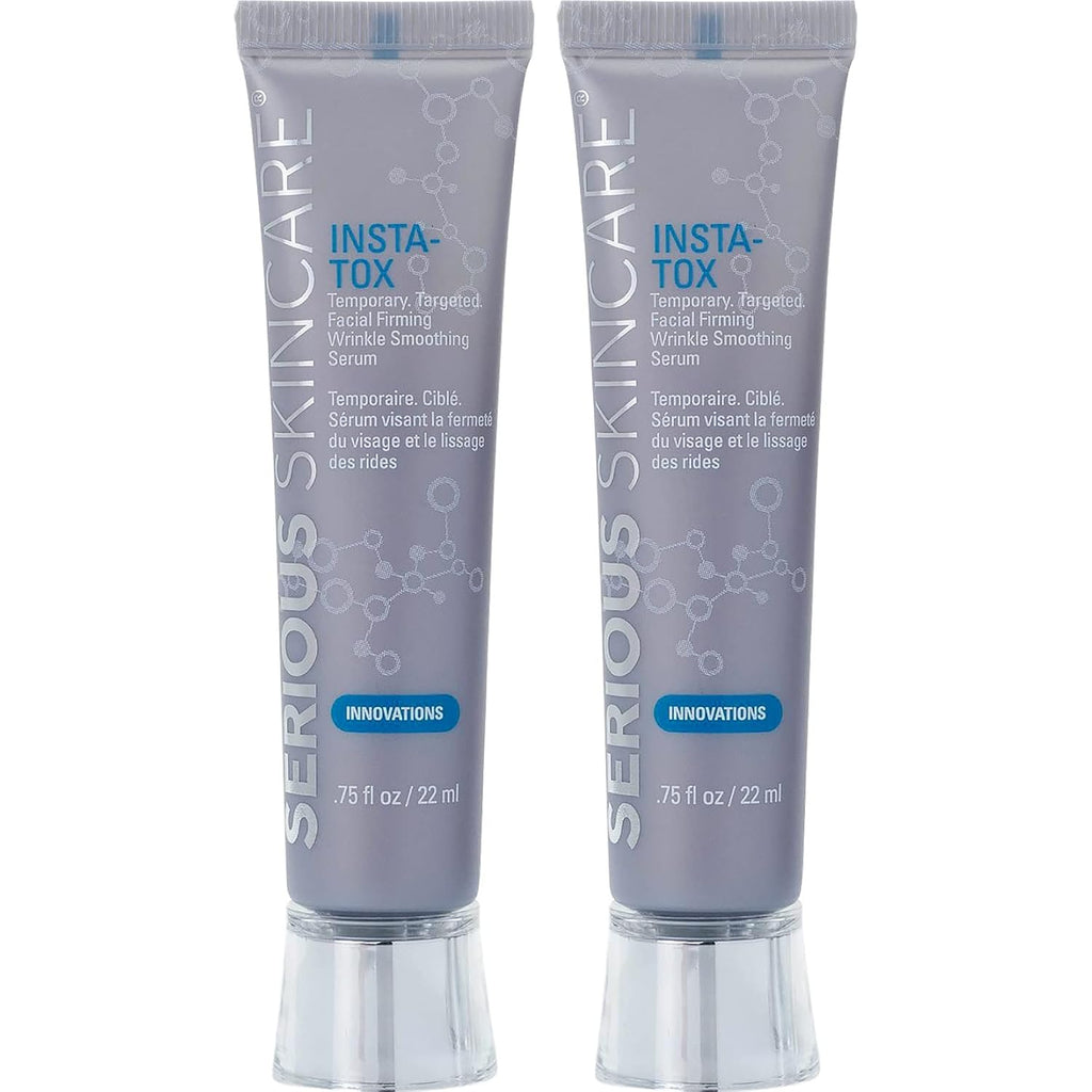 Instant Wrinkle Smoothing Serum, 2 Pack of Two .75 oz. Tubes E6851