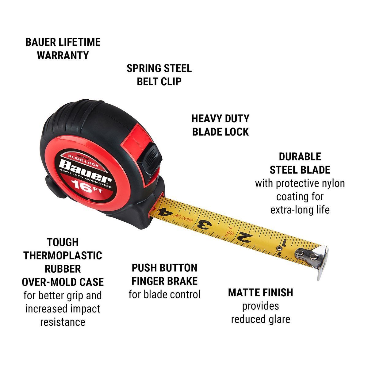 16 ft. x 3/4 in. Tape Measure L462826