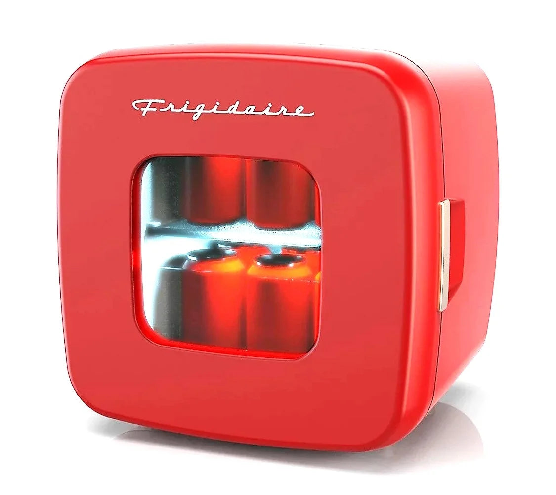 Red 12 Can Mini Beverage Cooler X32514