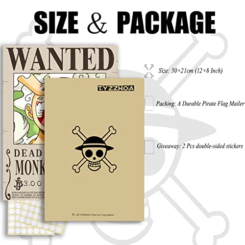 Anime Wanted Posters 25PCS 30×21cm A30162