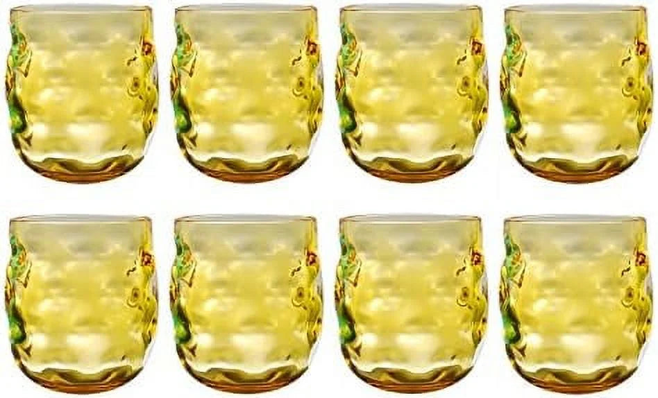 14 Oz Plastic Wine Glass Set Of 8 O395