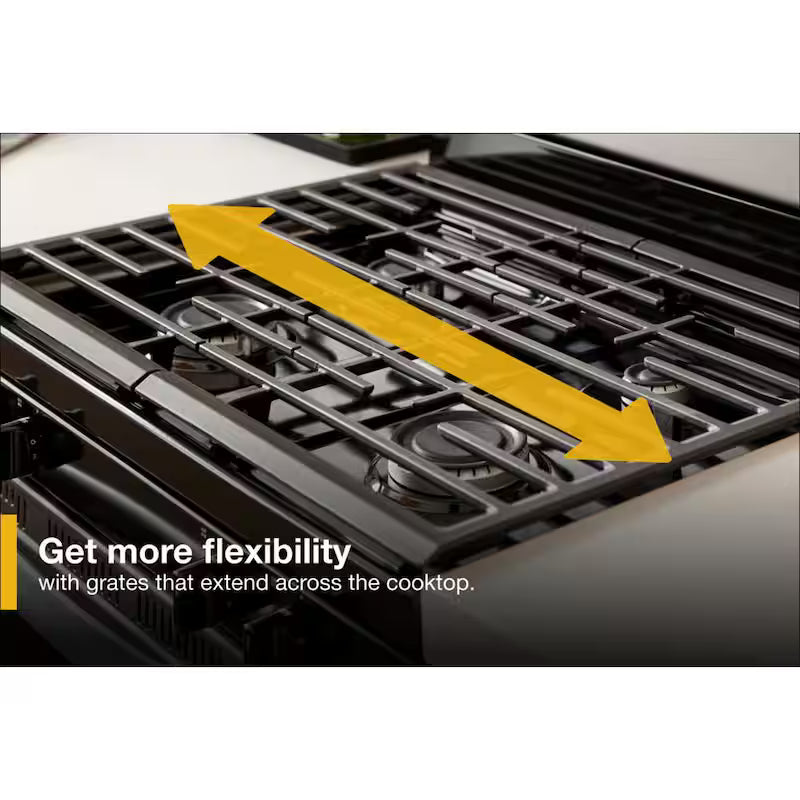 5-Burner Freestanding Gas Range in Stainless Steel H263