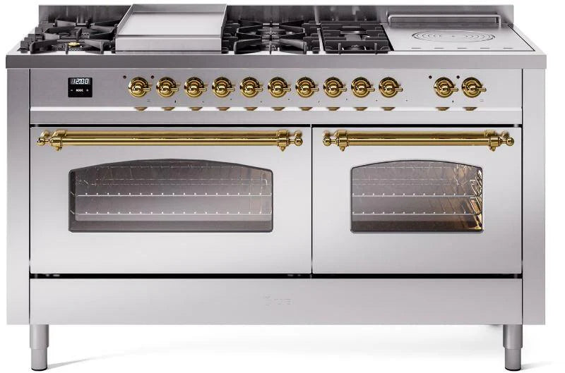 60 Dual Fuel Propane Gas Range Stainless Steel X1143
