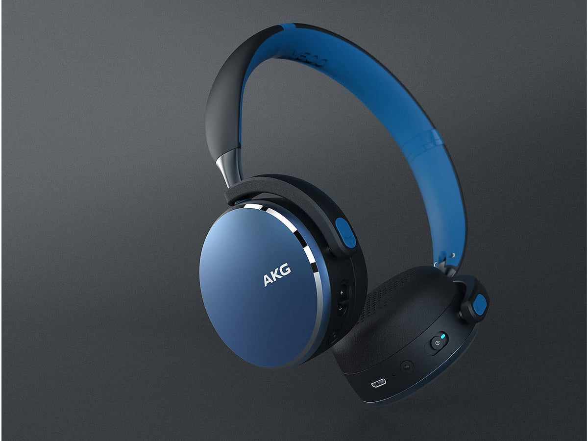 Blue Wireless On-Ear Headphones M413