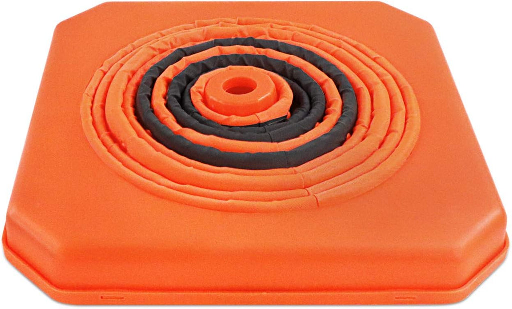 4 Pack Orange Collapsible Traffic Cones with LED Light K1618