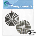 2-Pack 8 inch 6 Turns & 6 inch 5 Turns Surface Burner Elements H34139