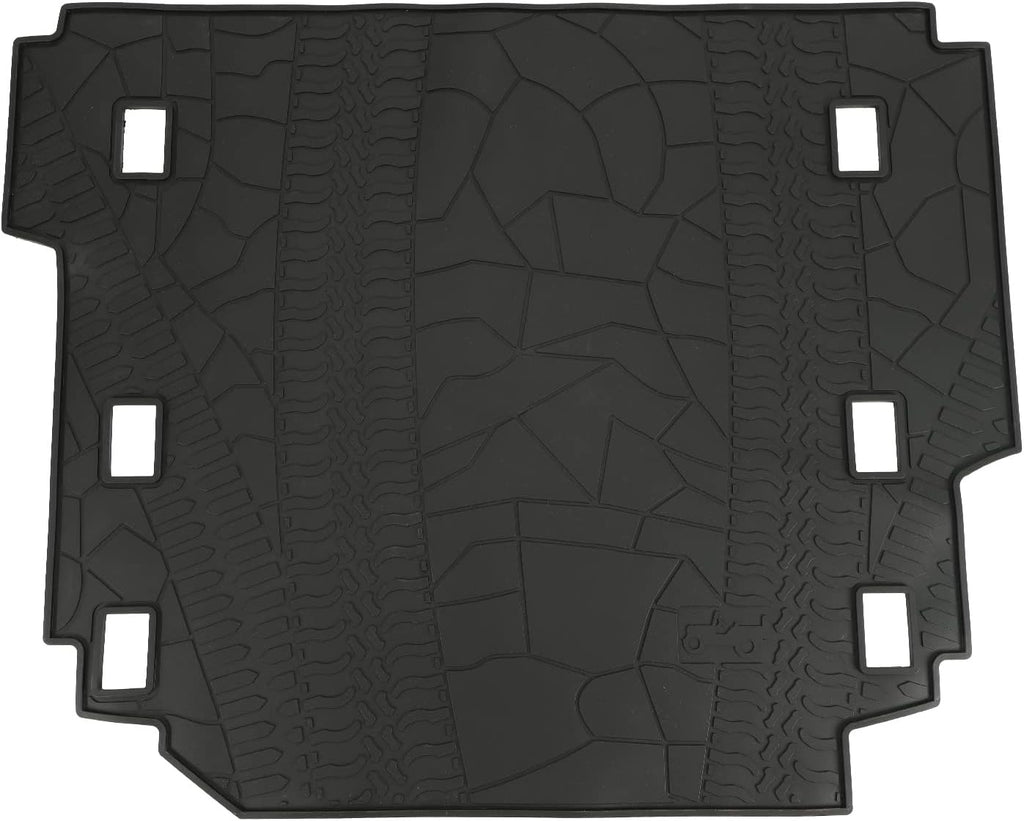 Black Rear Trunk Cargo Mat Trunk Liner Carpet Y846711