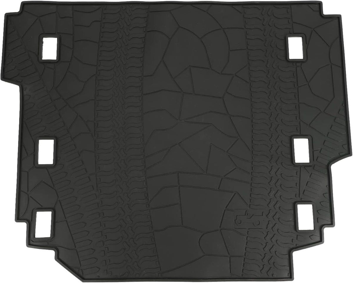 Black Rear Trunk Cargo Mat Trunk Liner Carpet Y846711