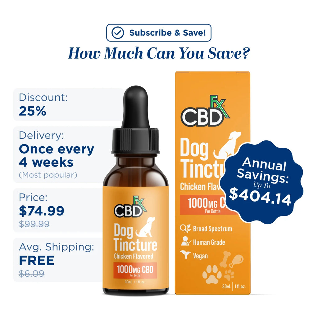 Chicken Flavored CBD Oil For Dogs Q730