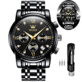 Quartz Luminous Water Resistant Chronograph Watch O2475